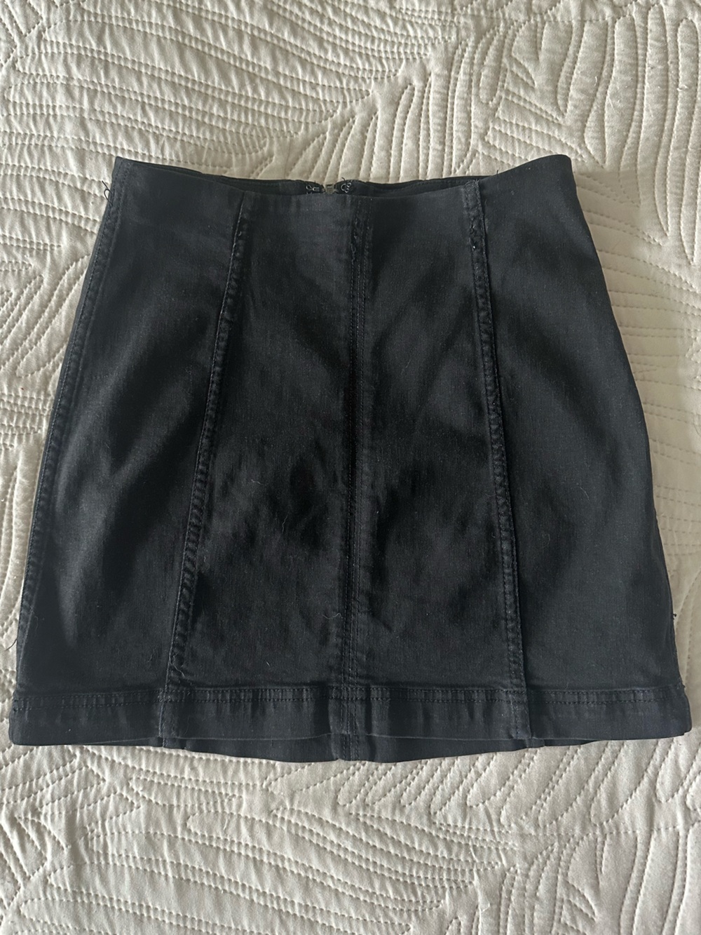 Freepeople Black A-Line Panel Skirt